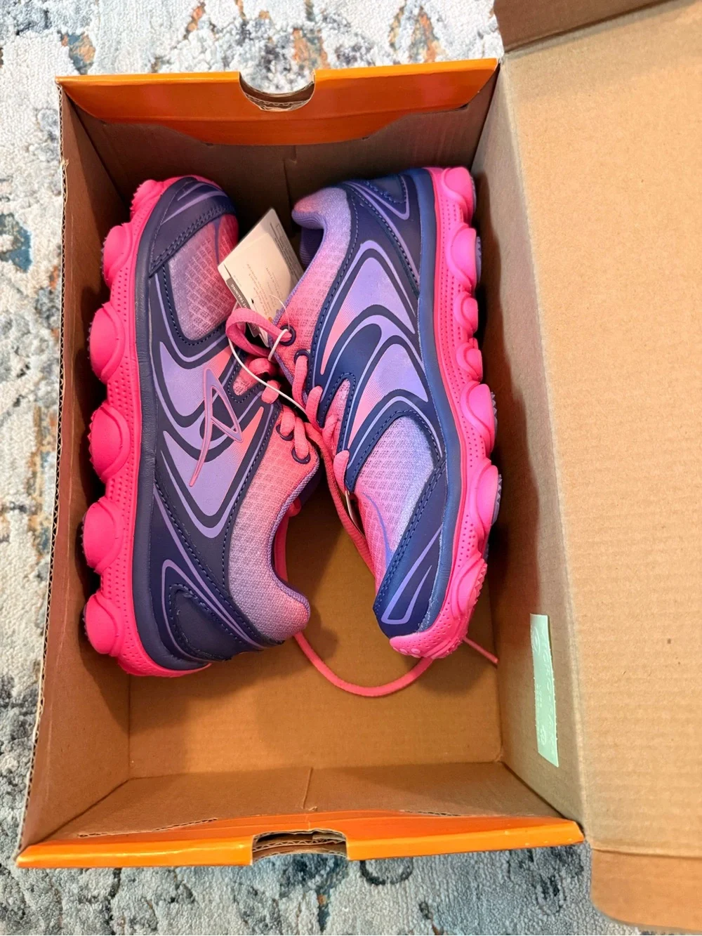 NWT Champion Kids Pink and Purple Bubble-Sole Sneakers